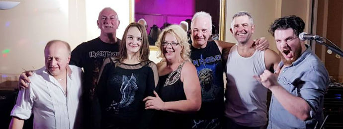 (Left to right) Pete, Russell, Ann, Jane, Neil, Alan and Aaron at Jane and Russell's wedding - 6 October 2018.